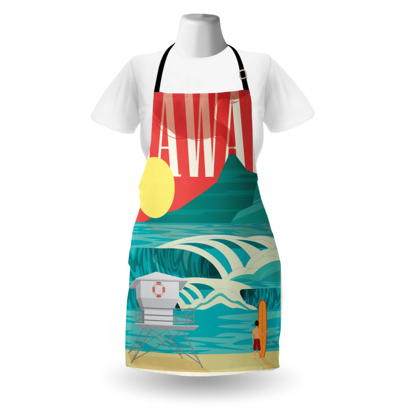 Hawaii Holiday Coast Apron