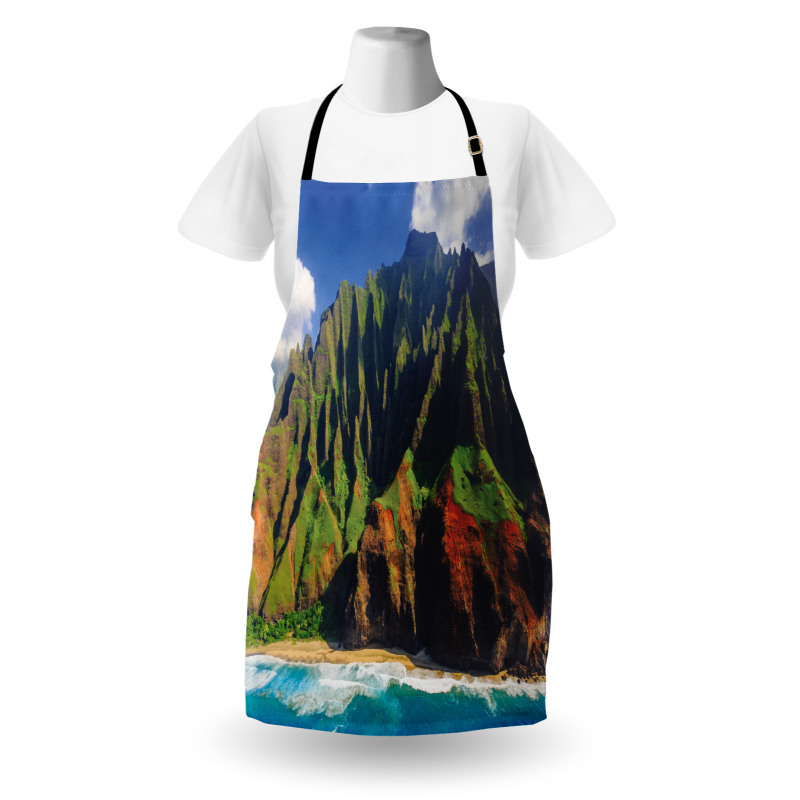 Mountain Ocean Clouds Apron