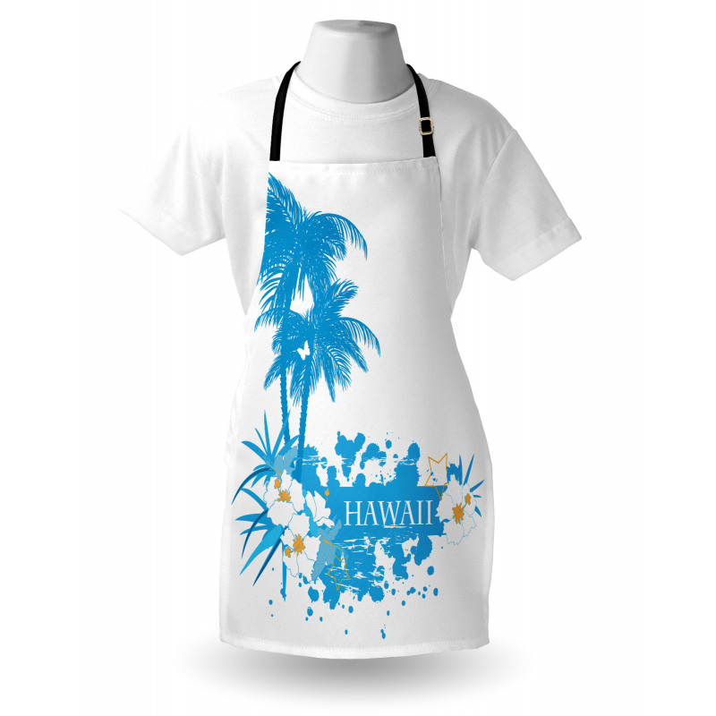 Hawaiian Island Aqua Apron