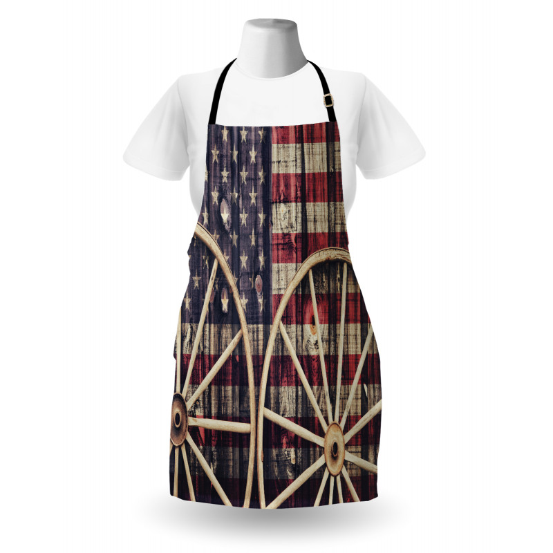 Antique American Flag Apron