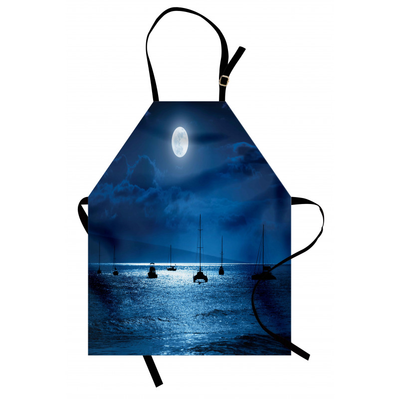 Dramatic Nighttime Sky Apron