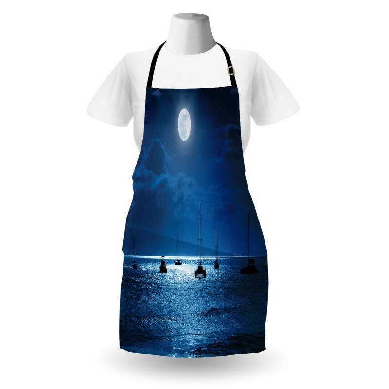 Dramatic Nighttime Sky Apron