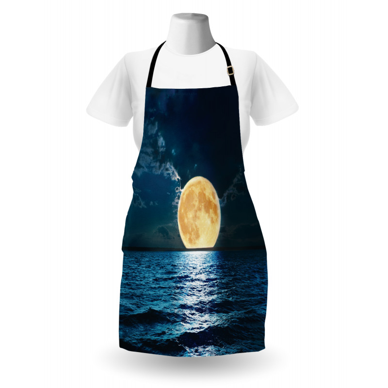 Magic Super Moon Design Apron