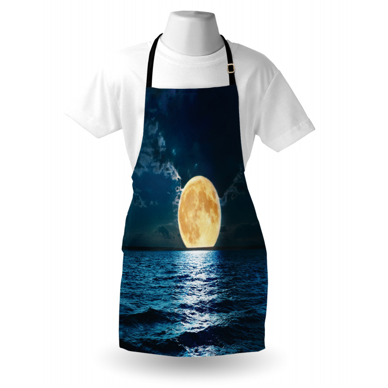 Magic Super Moon Design Apron