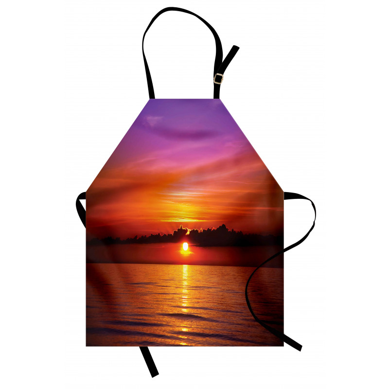 Colorful Beach Sunset Apron