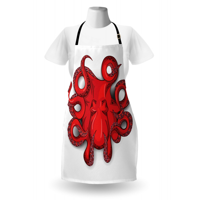 Octopus Animal Marine Apron