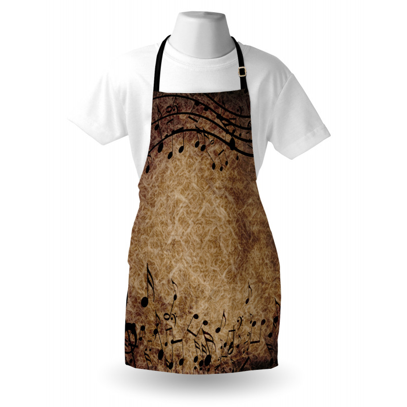 Notes with Sheet Monochrome Apron