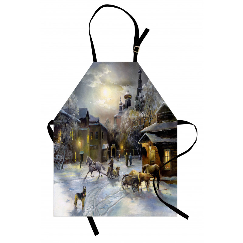 Winter Rural Landscape Apron