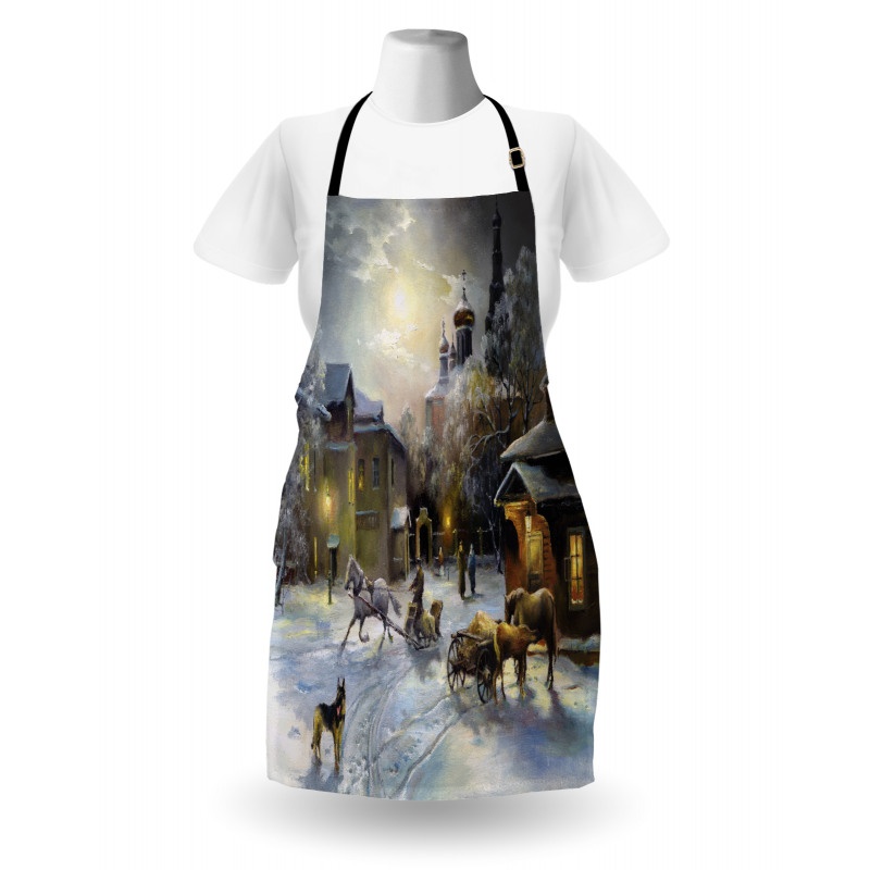 Winter Rural Landscape Apron