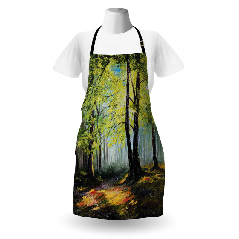 Fall Forest Landscape Apron