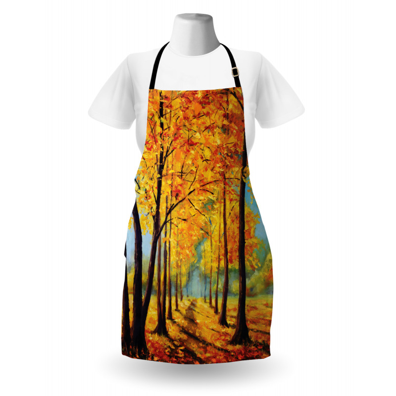 Nature Park Autumn Fall Apron