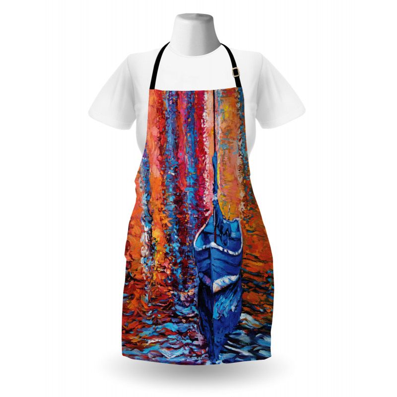 Dark Sea Fishing Boat Apron