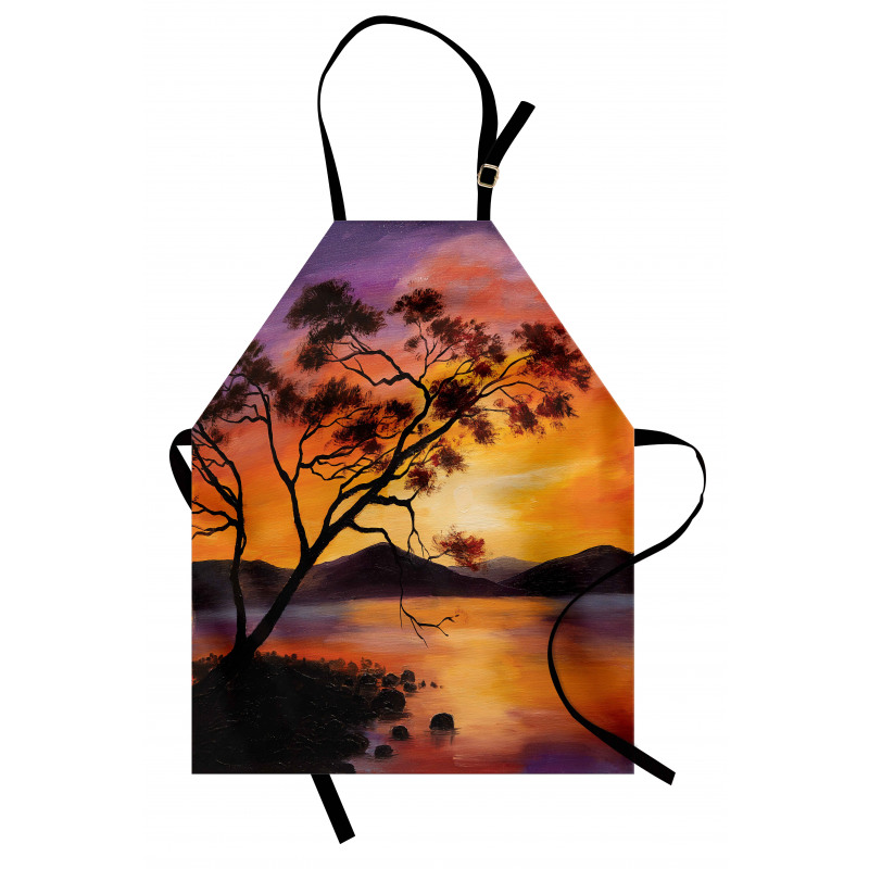 River Mountain Sunset Apron