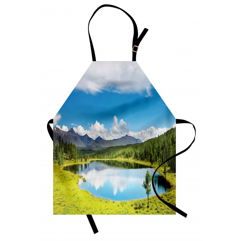 Sky Mountain Landscape Apron