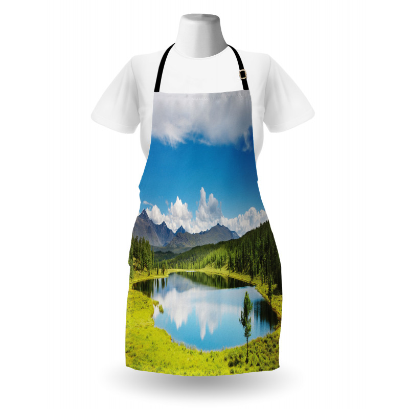 Sky Mountain Landscape Apron