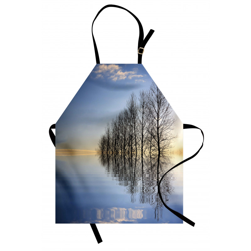 Frozen Lake in Nature Apron