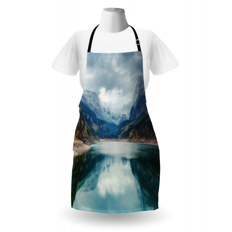 Alpine Lake Sky Forest Apron