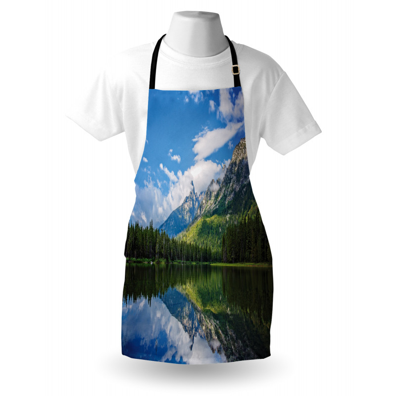 Mountain Lake Scenery Apron