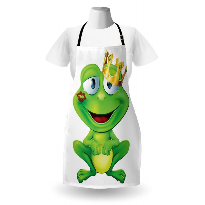 Crown Frog Prince Apron