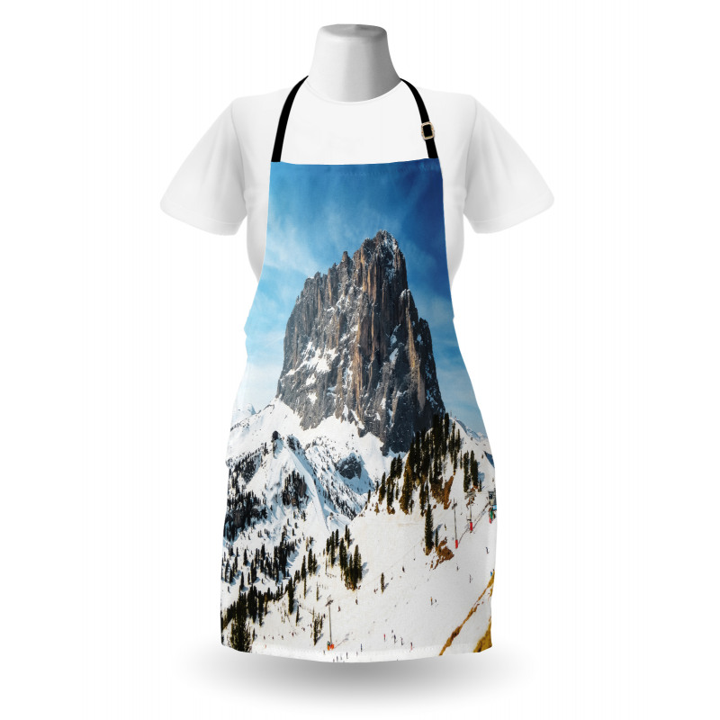 Mediterranean Snowy Peak Apron