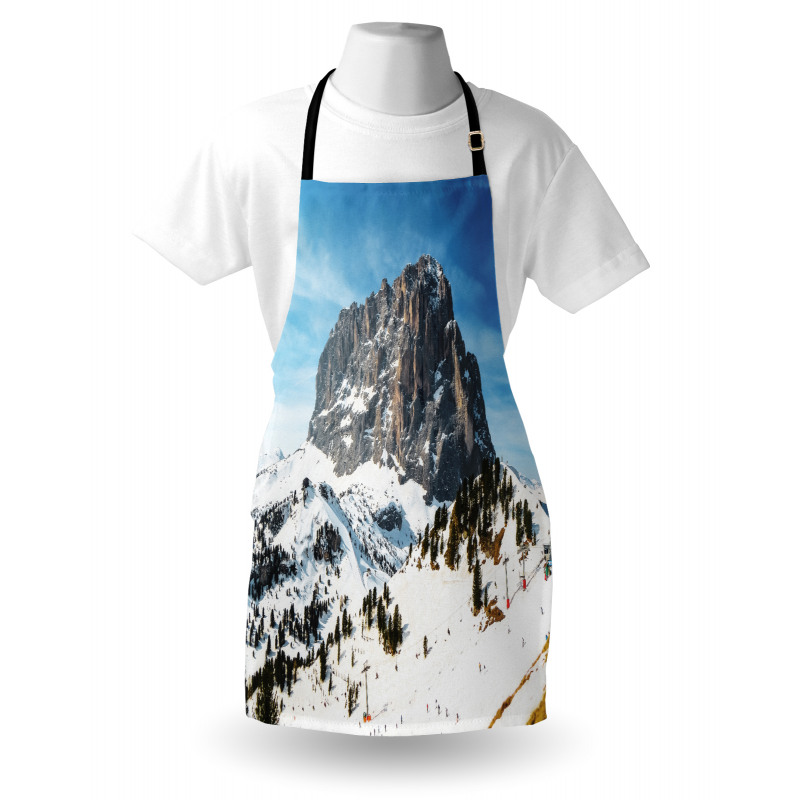 Mediterranean Snowy Peak Apron