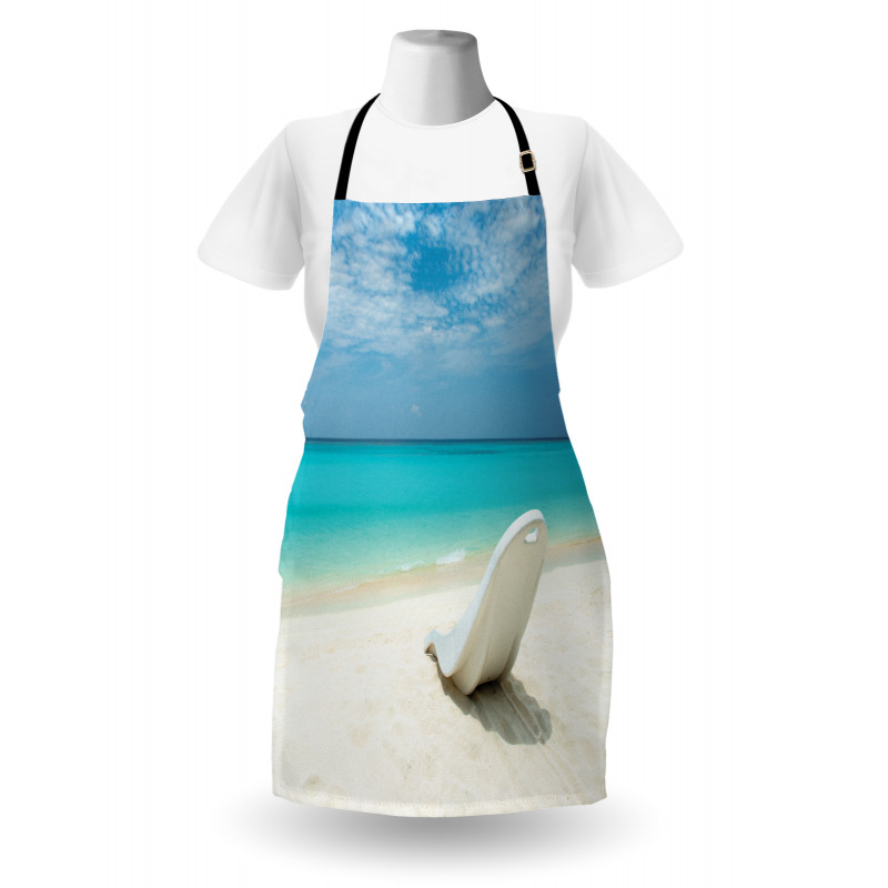 Maldives Beach Sunny Day Apron