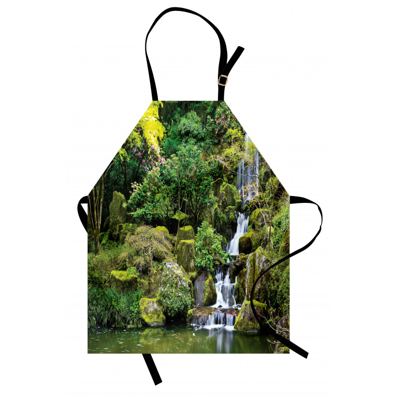 Trees Foliage Rock Garden Apron