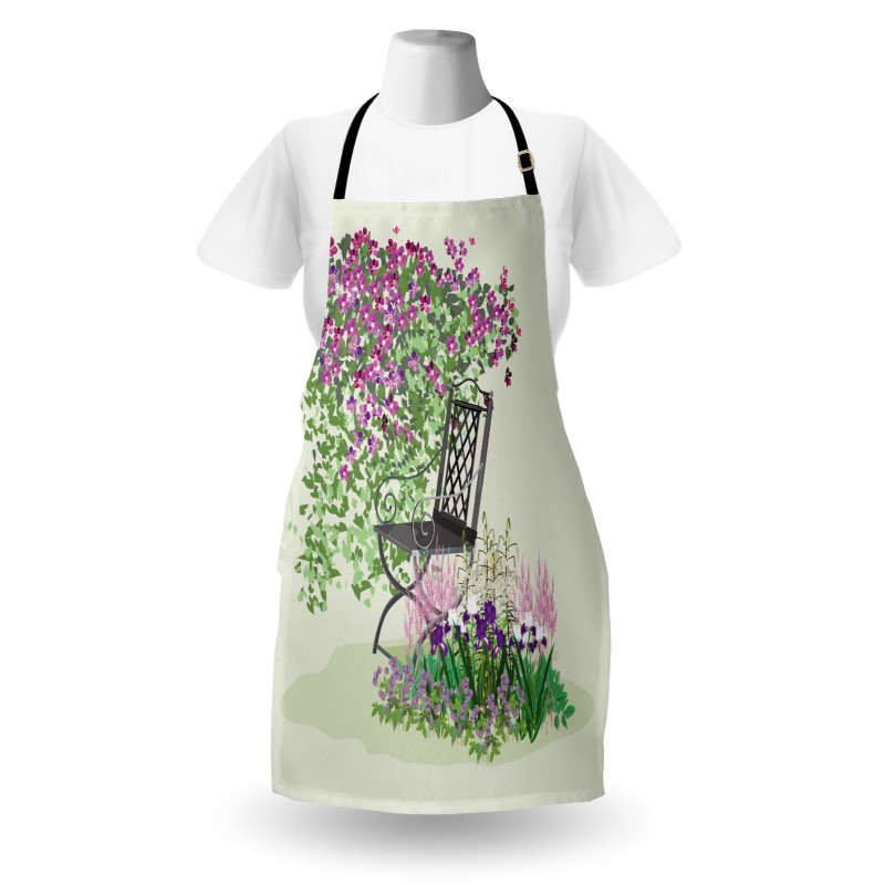 Flowers Blooming Garden Apron