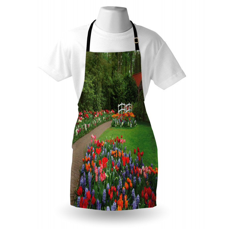 Spring Garden Forest Apron