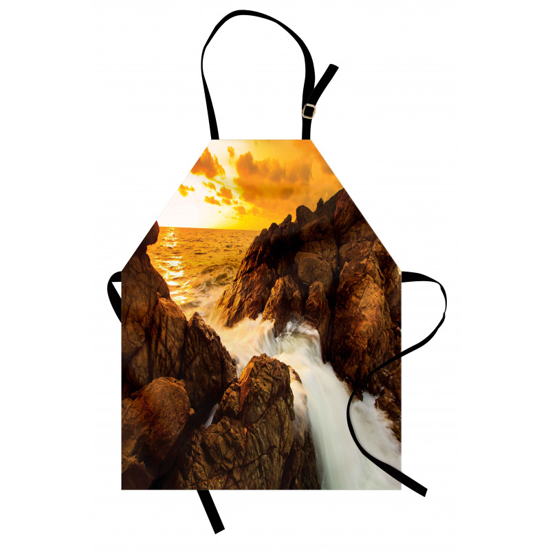 Wild Sunset and Waves Apron