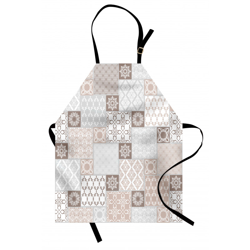 Pastel Oriental Motif Apron