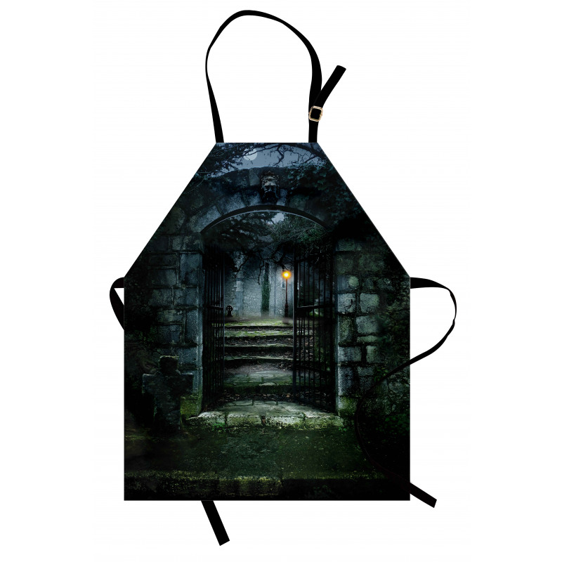 Dark Haunted Castle Apron
