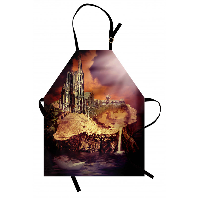 Fantasy Castle Village Apron