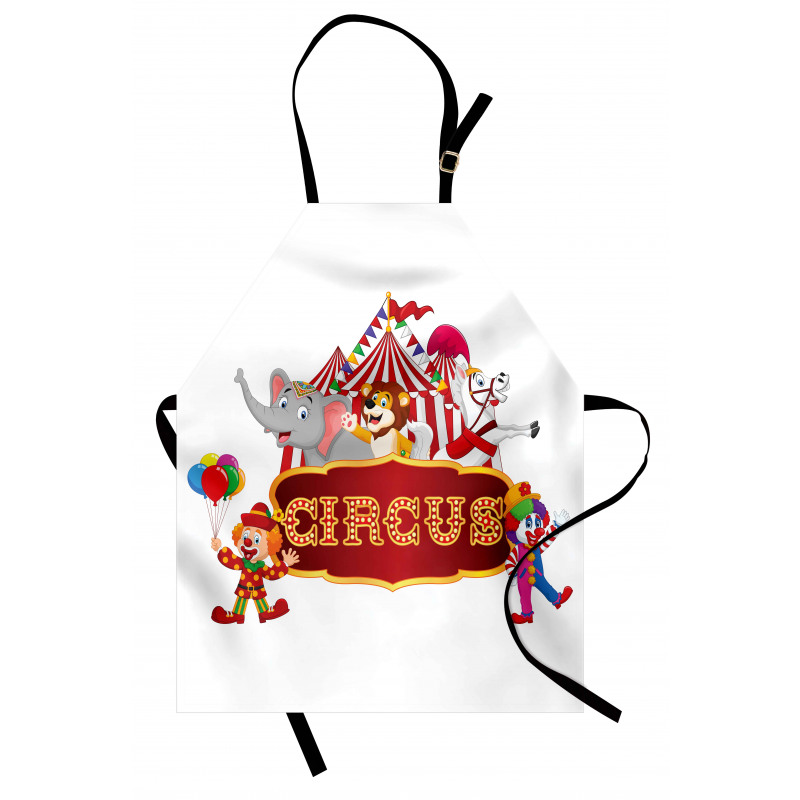Nostalgic Circus Tent Apron