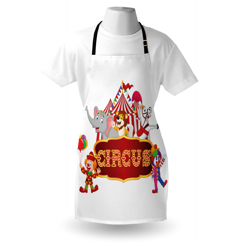 Nostalgic Circus Tent Apron