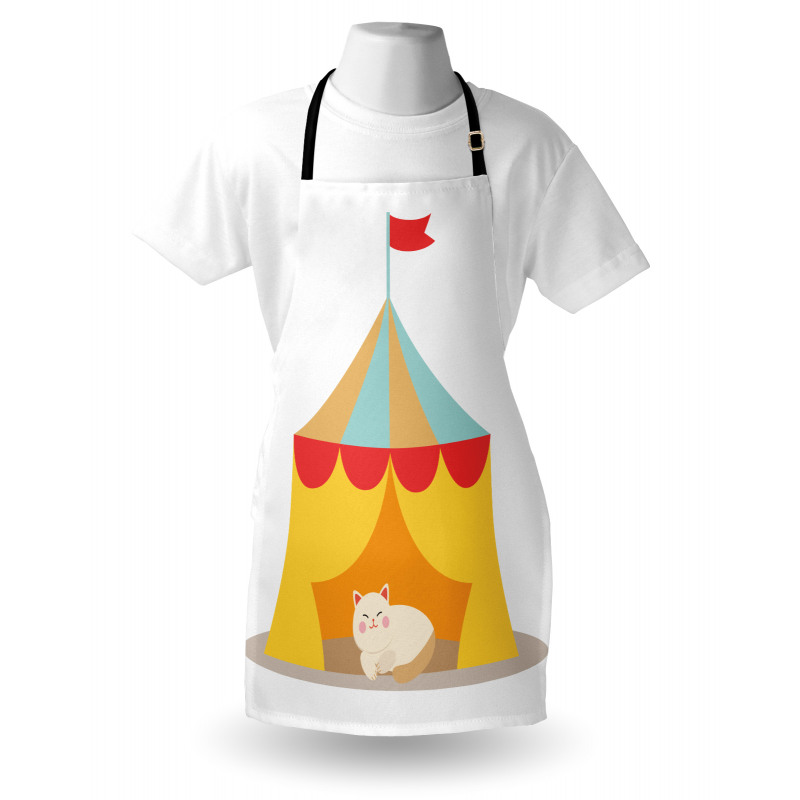 Furry Cat in a Circus Apron