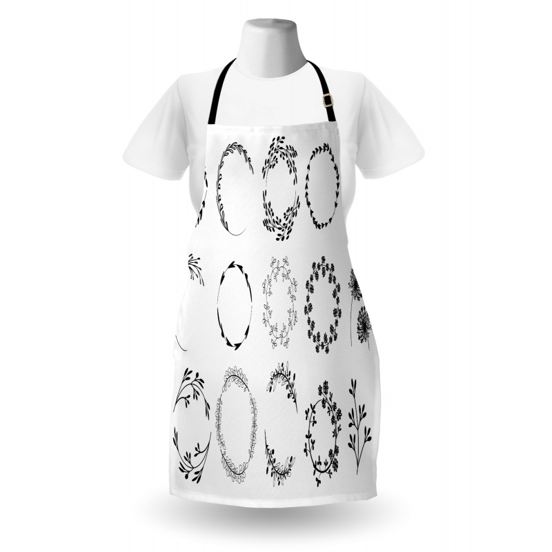 Rustic Boho Branch Wreaths Apron