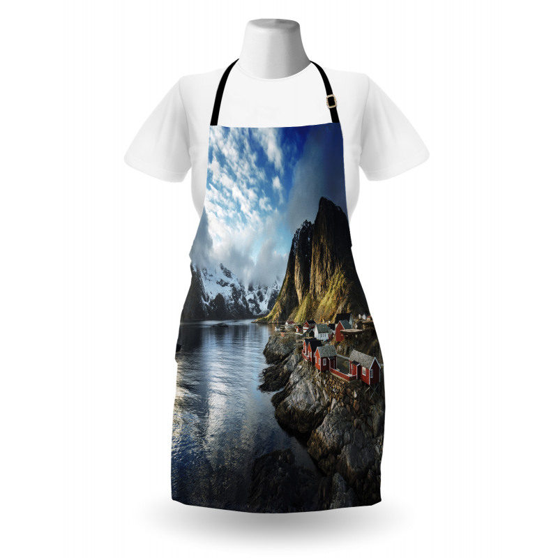 Autumn Rocks and Clouds Apron