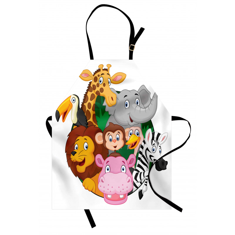 Exotic Safari Animals Apron