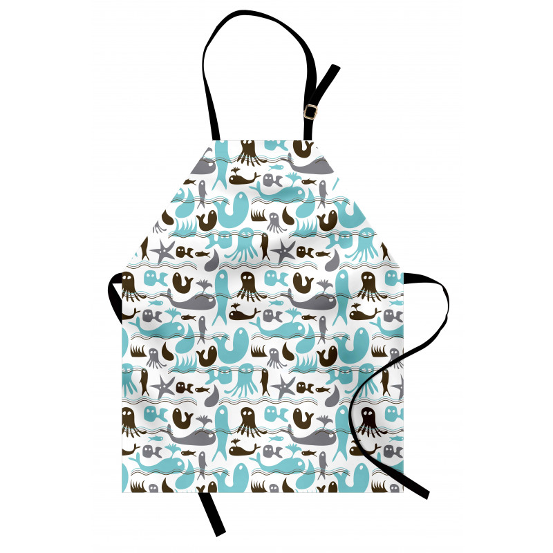 Jellyfish Whale Underwater Apron