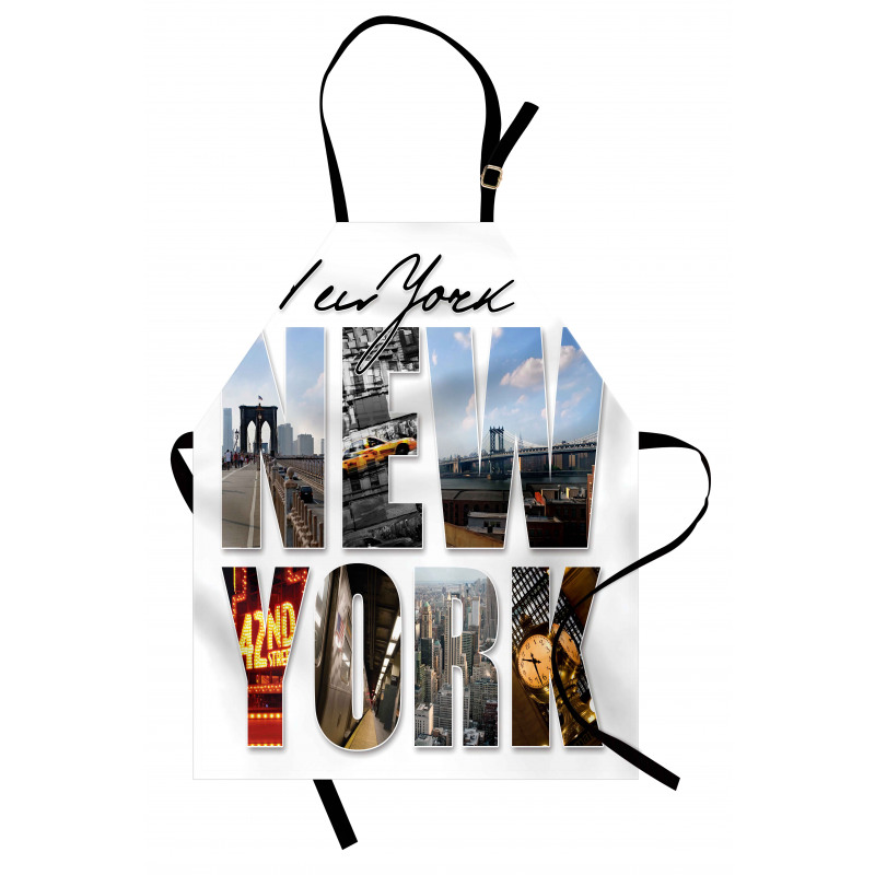 New York Collage Apron
