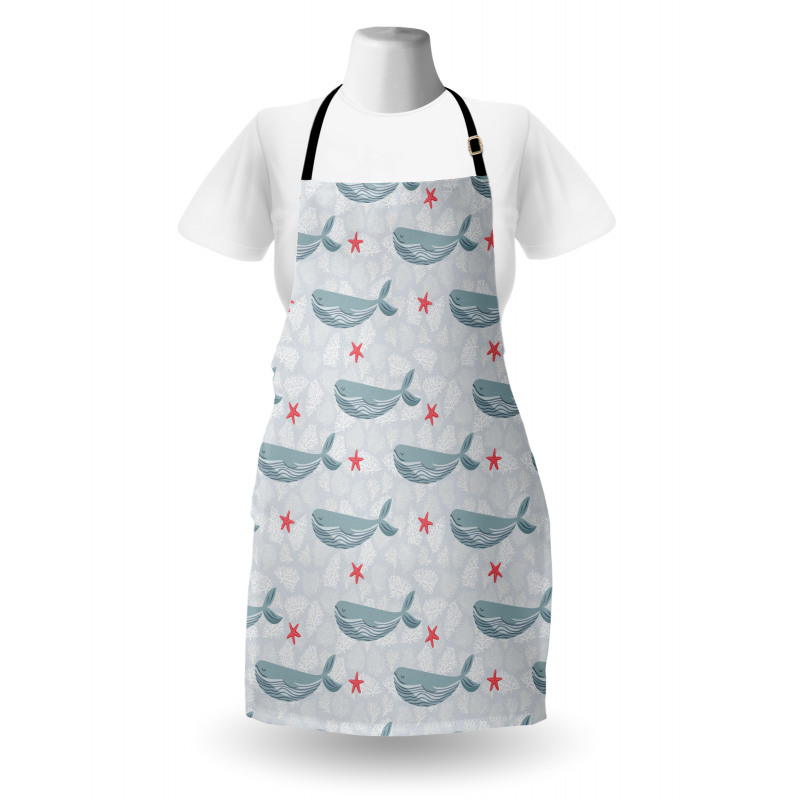 Mammal and Starfish Corals Apron