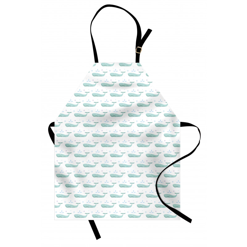 Abstract Marine Mammal Art Apron