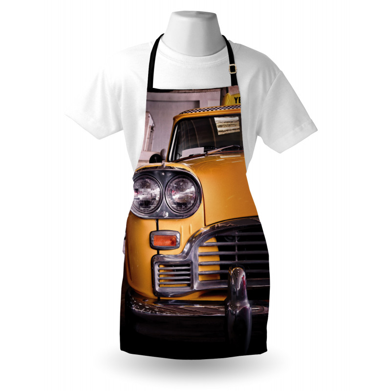 Antique Yellow Taxi Apron