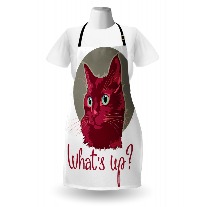 Love Words Cat Kitten Apron