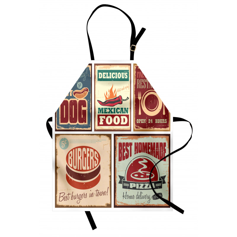 Retro Mexican Tin Sign Apron