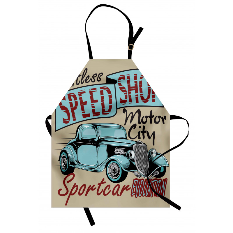 Retro Antique Sports Apron