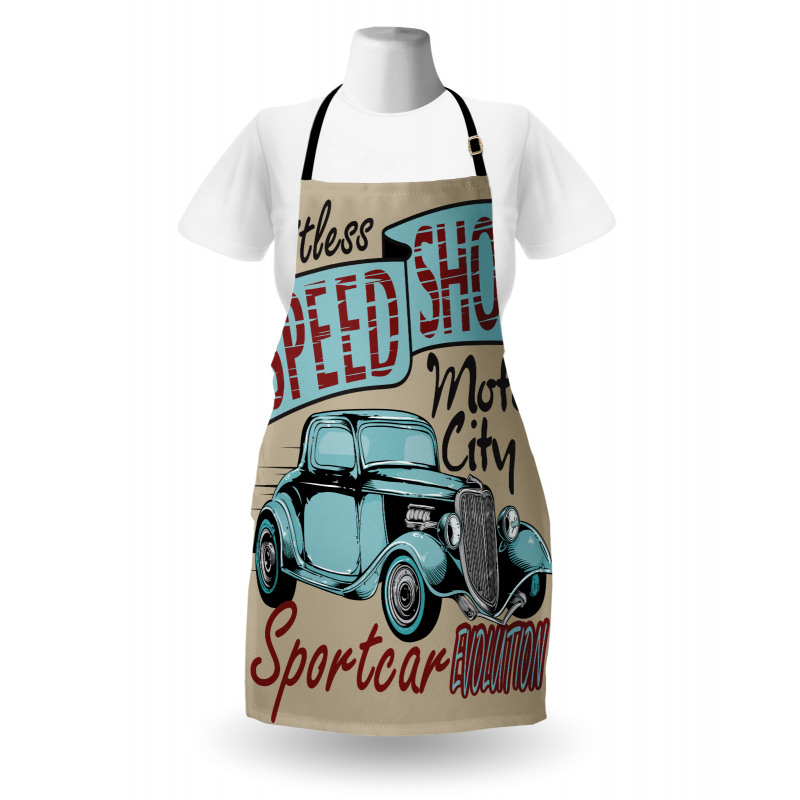 Retro Antique Sports Apron