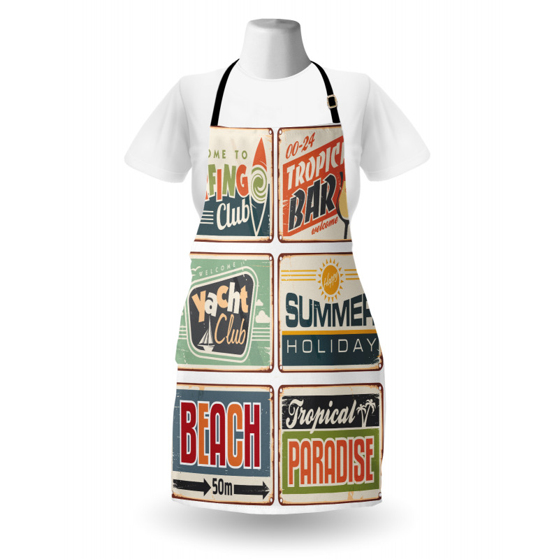 Summer Holiday Vintage Apron