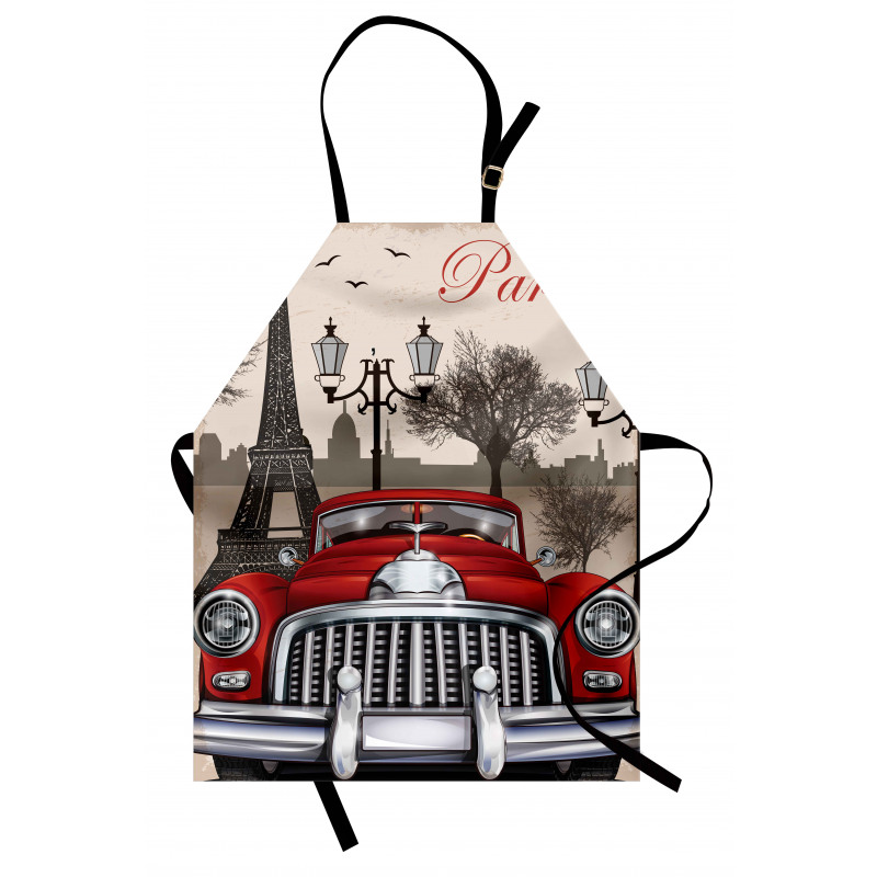 Parisian City Scenery Apron